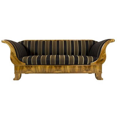 Antique Biedermeier Walnut Sofa-WFJ-717510