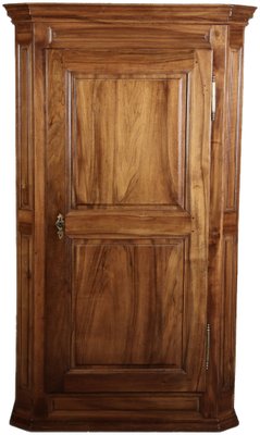 Antique Biedermeier Wardrobe in Walnut, 1810s-DXD-1790548