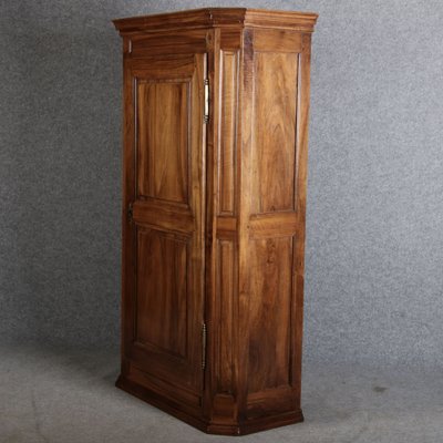 Antique Biedermeier Wardrobe in Walnut, 1810s-DXD-1790548