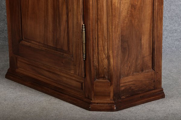 Antique Biedermeier Wardrobe in Walnut, 1810s-DXD-1790548