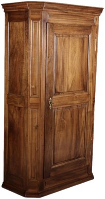 Antique Biedermeier Wardrobe in Walnut, 1810s-DXD-1790548