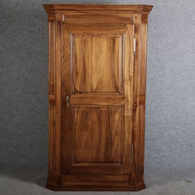 Antique Biedermeier Wardrobe in Walnut, 1810s-DXD-1790548