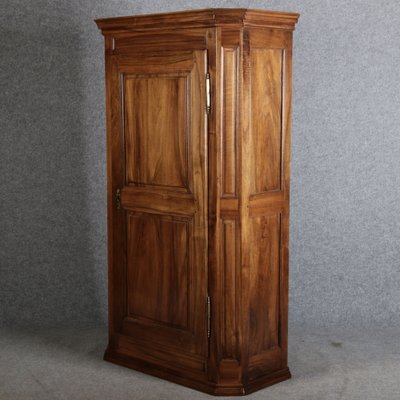 Antique Biedermeier Wardrobe in Walnut, 1810s-DXD-1790548