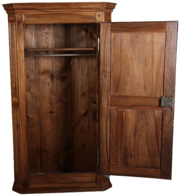 Antique Biedermeier Wardrobe in Walnut, 1810s-DXD-1790548