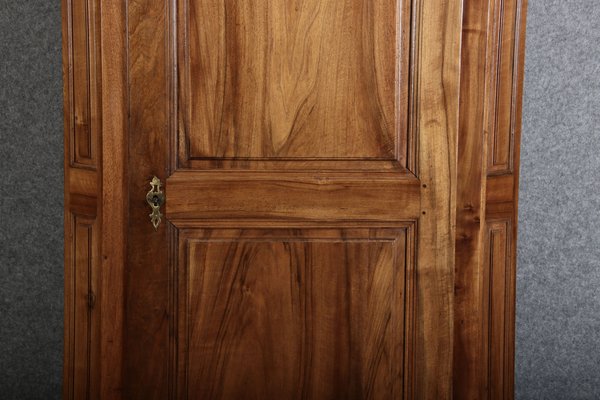 Antique Biedermeier Wardrobe in Walnut, 1810s-DXD-1790548