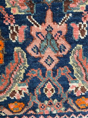 Antique Bijar Hand-Knotted Wool Runner-YMM-1158259