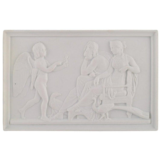 Antique Biscuit Wall Plaque from Bing and Grøndahl