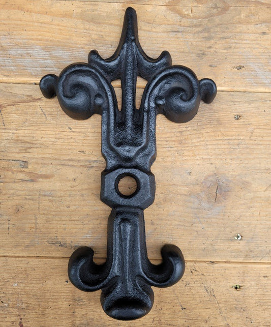 Antique Black Cast Iron Beam Anchor Facade