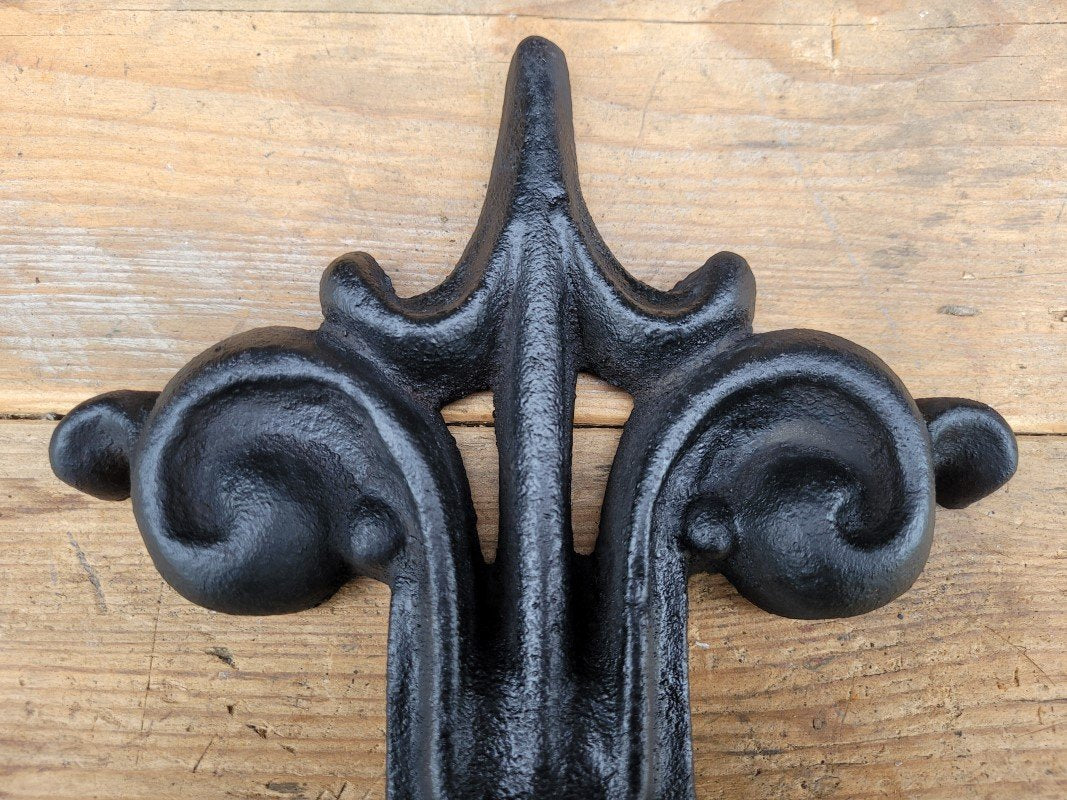 Antique Black Cast Iron Beam Anchor Facade