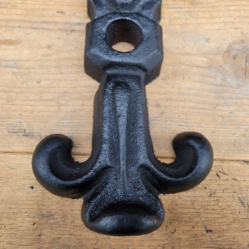 Antique Black Cast Iron Beam Anchor Facade