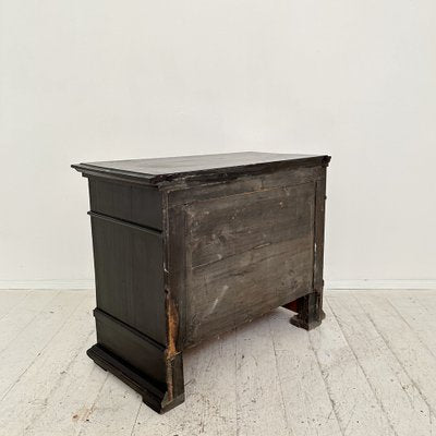 Antique Black Chest of Drawers, 1880-FB-1818303