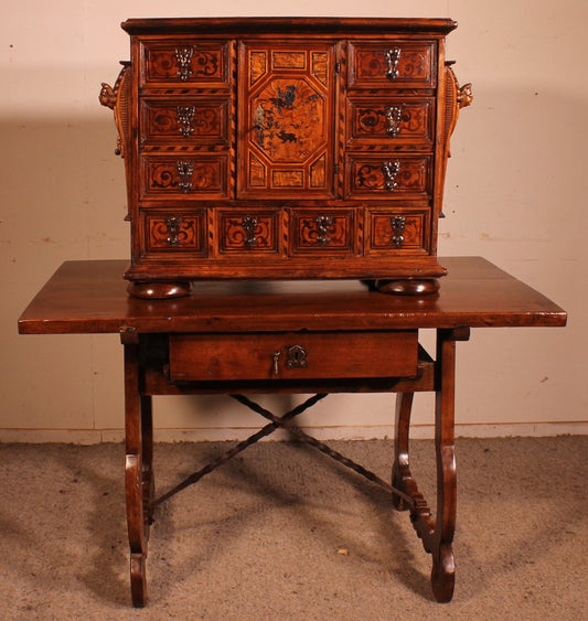 Antique Black Forest Cabinet, 1590