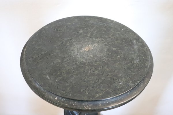 Antique Black Marble Column, 1880s-DCO-1347629