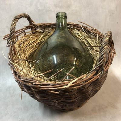 Antique Blown Glass Demijohn-SDV-655793