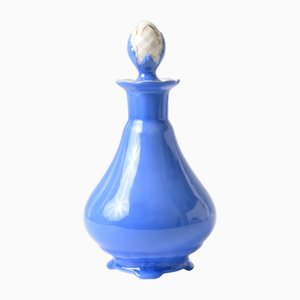 Antique Blue Porcelain Bottle from Carl Tielsch, 1890s-IXK-1740581