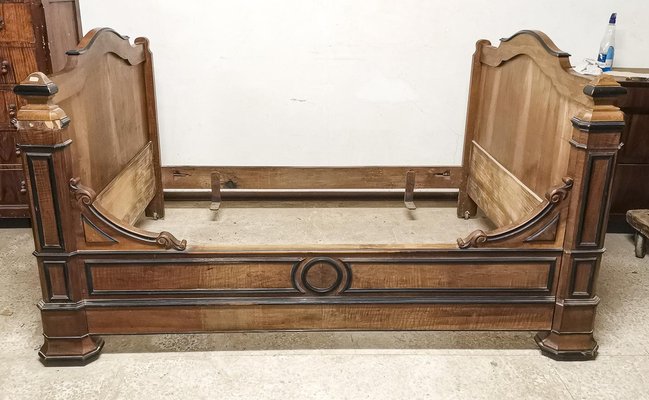 Antique Boat Bed, France, 1880-RAQ-1152955