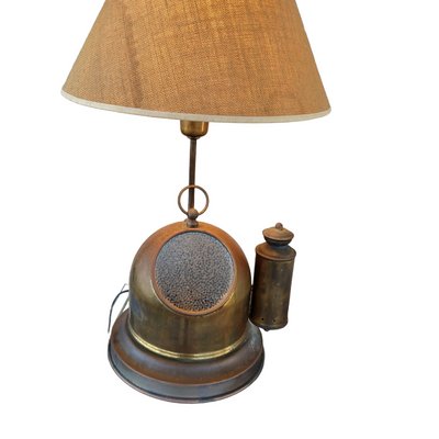 Antique Boat Compass Brass Table Lamp-TCS-1397395