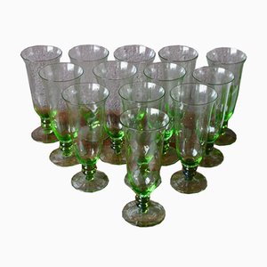 Antique Bohemian Glasses, Set of 12-AIU-959857