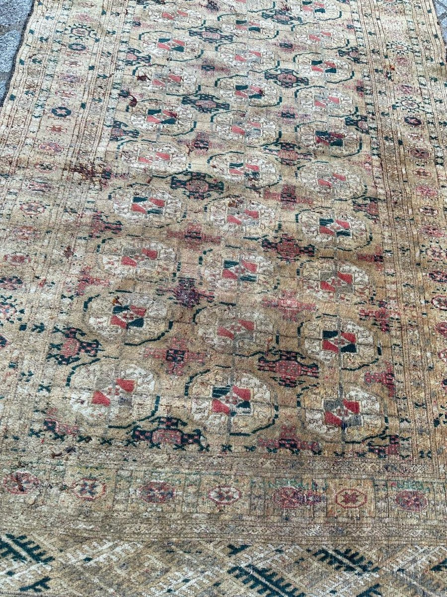 Antique Bokhara Rug, 1920s