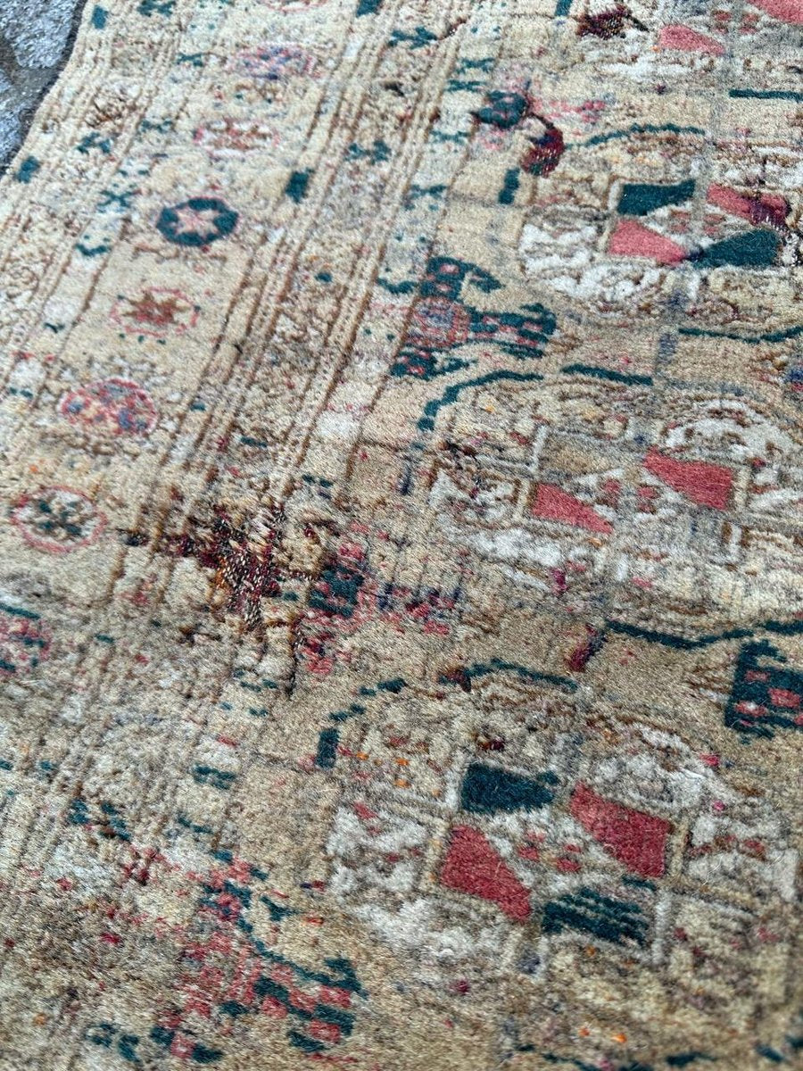 Antique Bokhara Rug, 1920s