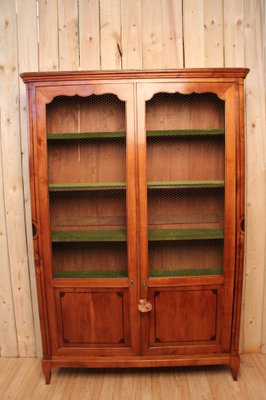 Antique Bookcase in Cherry Wood, 1800s-KMQ-1395162