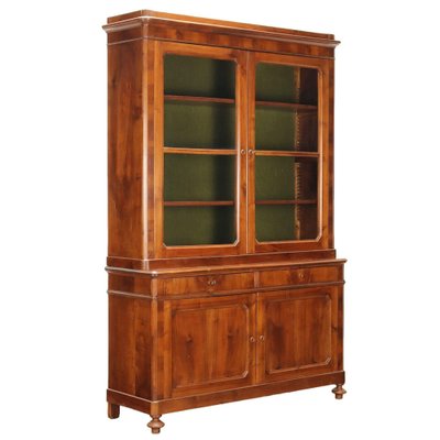 Antique Bookshelf in Poplar, Italy, 19th Century-VMM-2044007