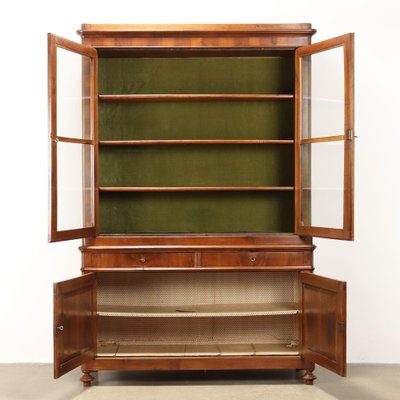 Antique Bookshelf in Poplar, Italy, 19th Century-VMM-2044007