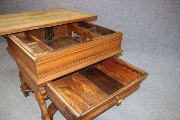 Antique Box Dining Table in Oak, 1700s-DXD-2021903