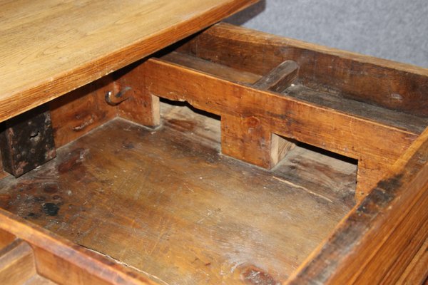 Antique Box Dining Table in Oak, 1700s-DXD-2021903