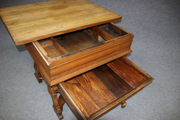 Antique Box Dining Table in Oak, 1700s-DXD-2021903