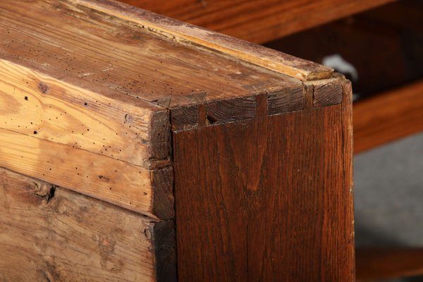 Antique Box Dining Table in Oak, 1700s-DXD-2021903