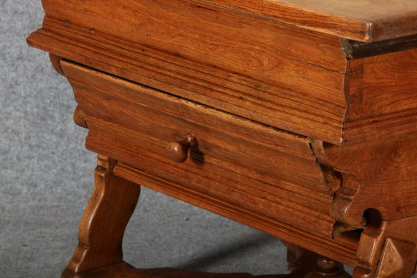 Antique Box Dining Table in Oak, 1700s-DXD-2021903