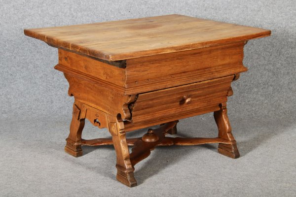 Antique Box Dining Table in Oak, 1700s-DXD-2021903