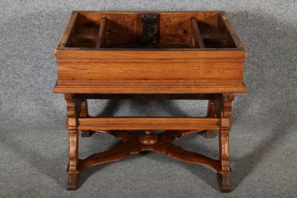 Antique Box Dining Table in Oak, 1700s-DXD-2021903