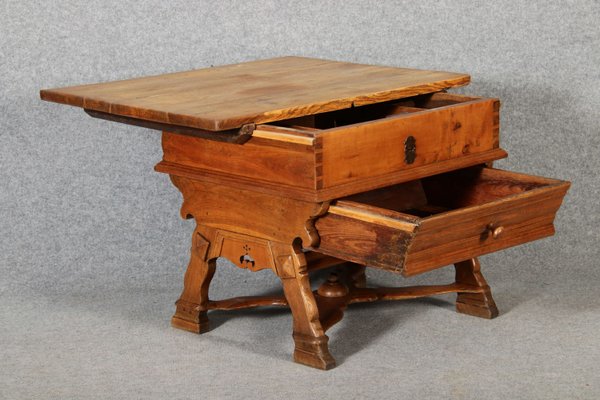 Antique Box Dining Table in Oak, 1700s-DXD-2021903