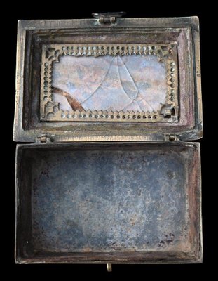 Antique Brass Chest Messenger Box, 17th Century-RIK-1764031