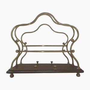 Antique Brass Magazine Rack-LLP-1168134