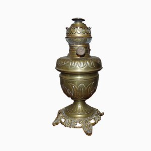 Antique Brass Oil Lamp from Lempereur & Bernard-CAQ-574864