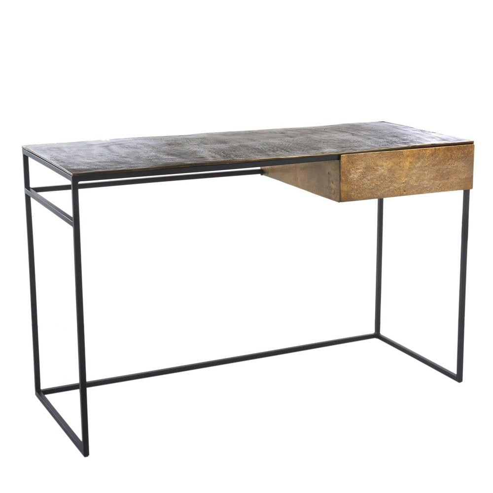 Antique Brass-Plated Desk by Pols Potten Studio