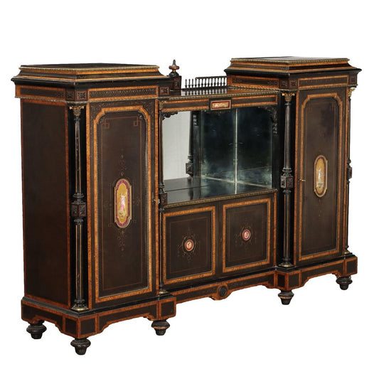 Antique British Cabinet Early Xx Century