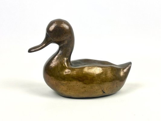 Antique Bronze Duck Figure, 19th Century-ZCY-2021430