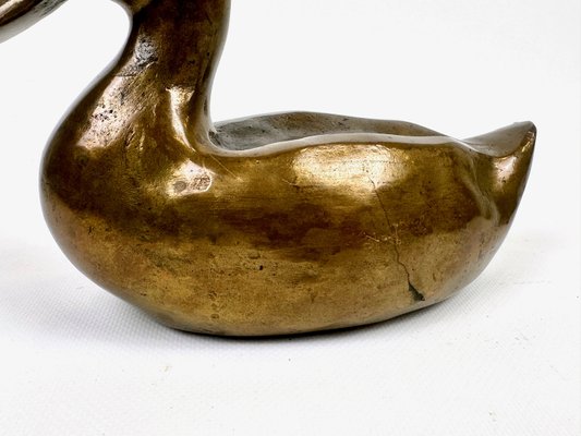 Antique Bronze Duck Figure, 19th Century-ZCY-2021430