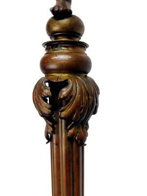 Antique Bronze Lamp Post, Late 1800s-GKV-1344443