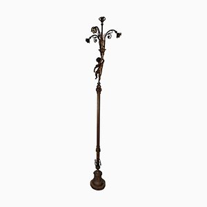 Antique Bronze Lamp Post, Late 1800s-GKV-1344443