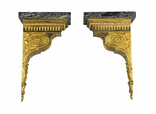 Antique Bronze Shelves, Set of 2-ZCI-1318045