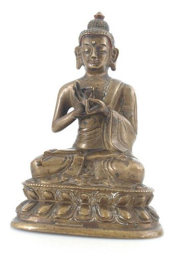 Antique Buddhism Bronze Figure, Thailand