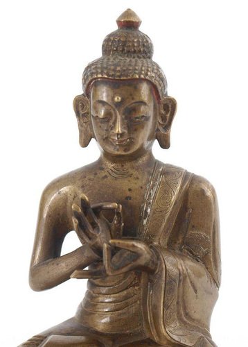 Antique Buddhism Bronze Figure, Thailand