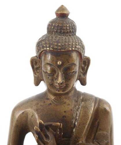 Antique Buddhism Bronze Figure, Thailand