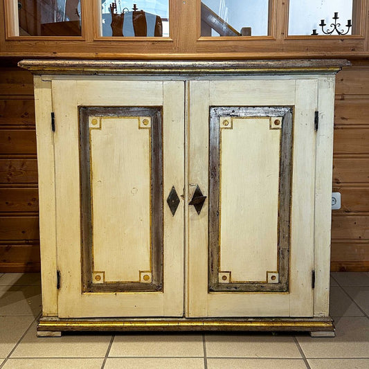 Antique Buffet in Cream Wood, 1800