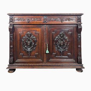 Antique Buffet in Oak-HLV-2033108